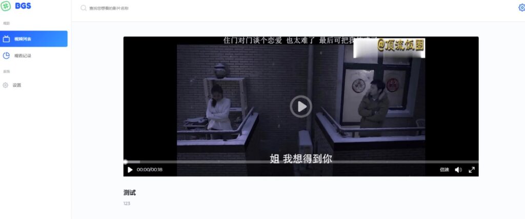 本地BGS局域网视频源码-影视资源站-小目标博客资源网