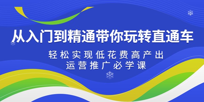 从入门到精通直通车课_35节运营推广必学-小目标博客资源网