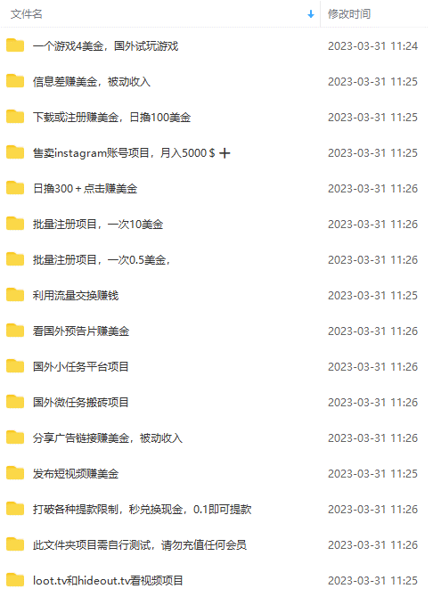 图片[2]-十几种国外撸美金项目_教程＋网址-小目标博客资源网