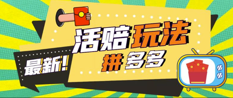 外面收费398的拼多多最新活赔项目_净利润100-300+【仅揭秘】-小目标博客资源网