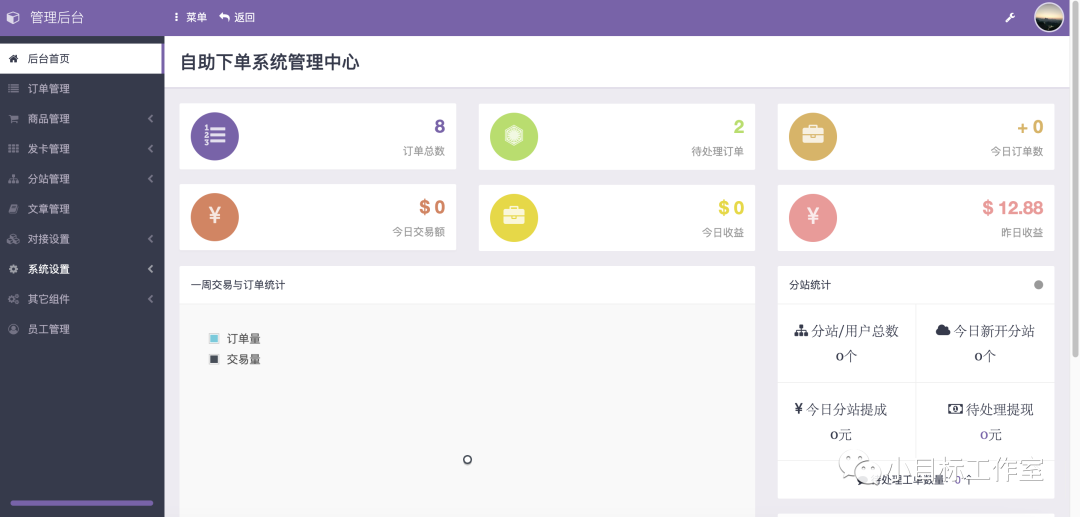 彩虹发卡云商城 最新彩虹代刷V6.9.0免授权纯净完整版-小目标博客资源网